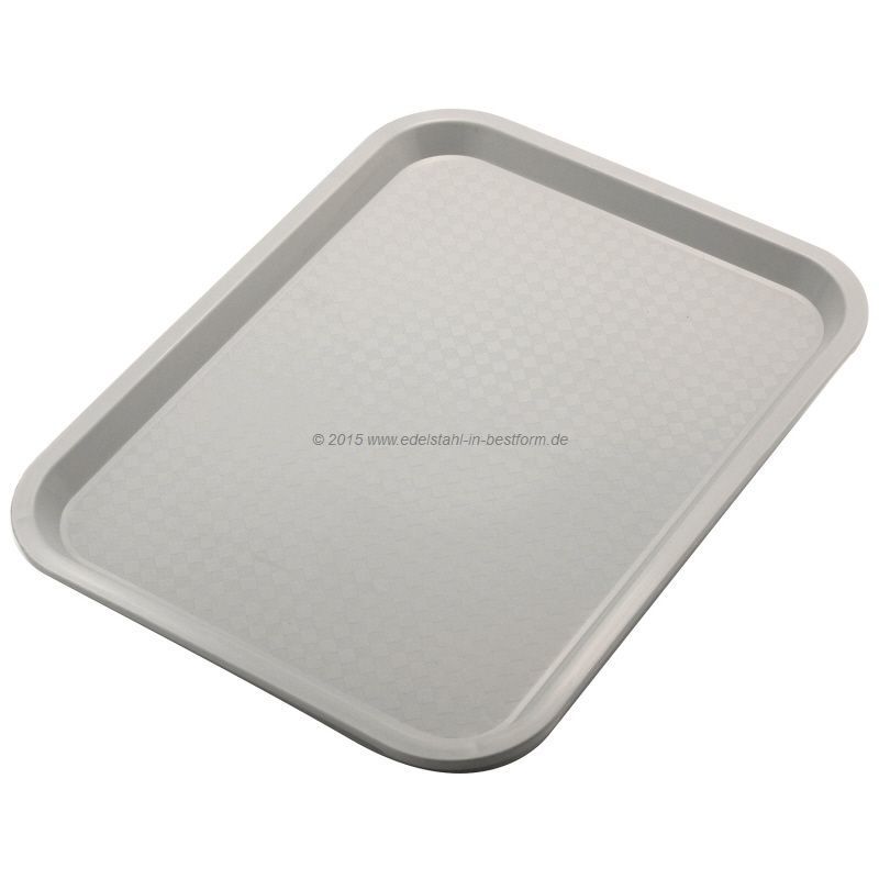 Fast Food Tablett 45 cm grau Polypropylen grau 45x35 cm