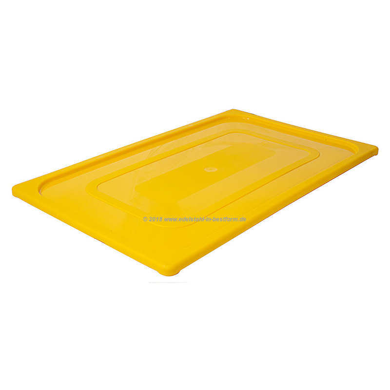 GN-Deckel 1/1, gelb aus Polypropylen für Serie 5511